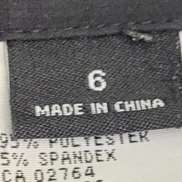 Protex Women's Black Shorts Zipper Front Pockets Classic Golf Shorts Size 6 - Picture 9 of 13